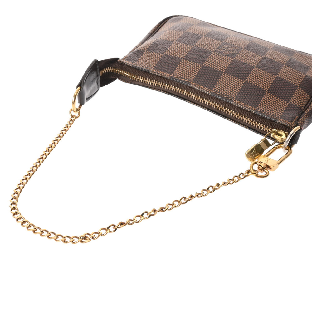 LOUIS VUITTON Brown Damier Canvas Pochette Pouch - Picture 4 of 11